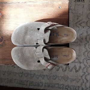 Birkenstock Boston Suede Clogs 41